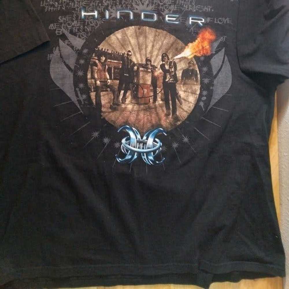 Band Tees × Tour Tee × Vintage Vintage 00s Hinder… - image 2