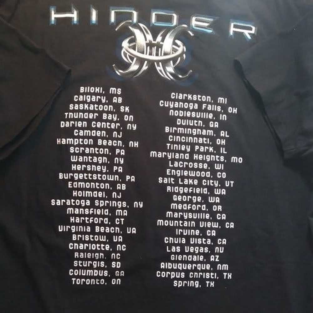 Band Tees × Tour Tee × Vintage Vintage 00s Hinder… - image 8