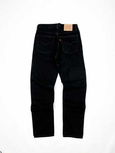 Levi's levi's black 615 vintage 33/32 denim jeans… - image 1
