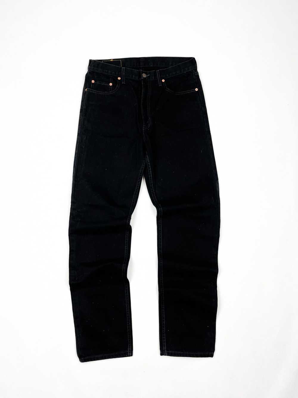 Levi's levi's black 615 vintage 33/32 denim jeans… - image 2