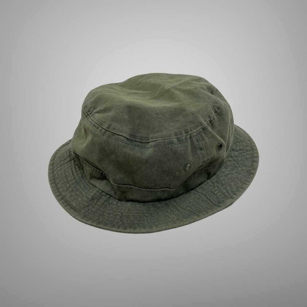 Very Rare × Vintage Vintage 1980s faded green mil… - image 1