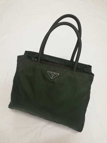 Prada × Vintage VINTAGE PRADA Green Nylon Tote Bag