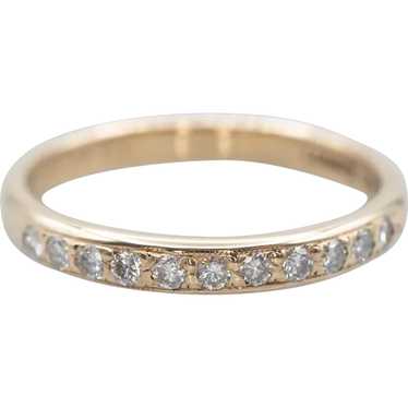 1950s Pave Set Diamond Band