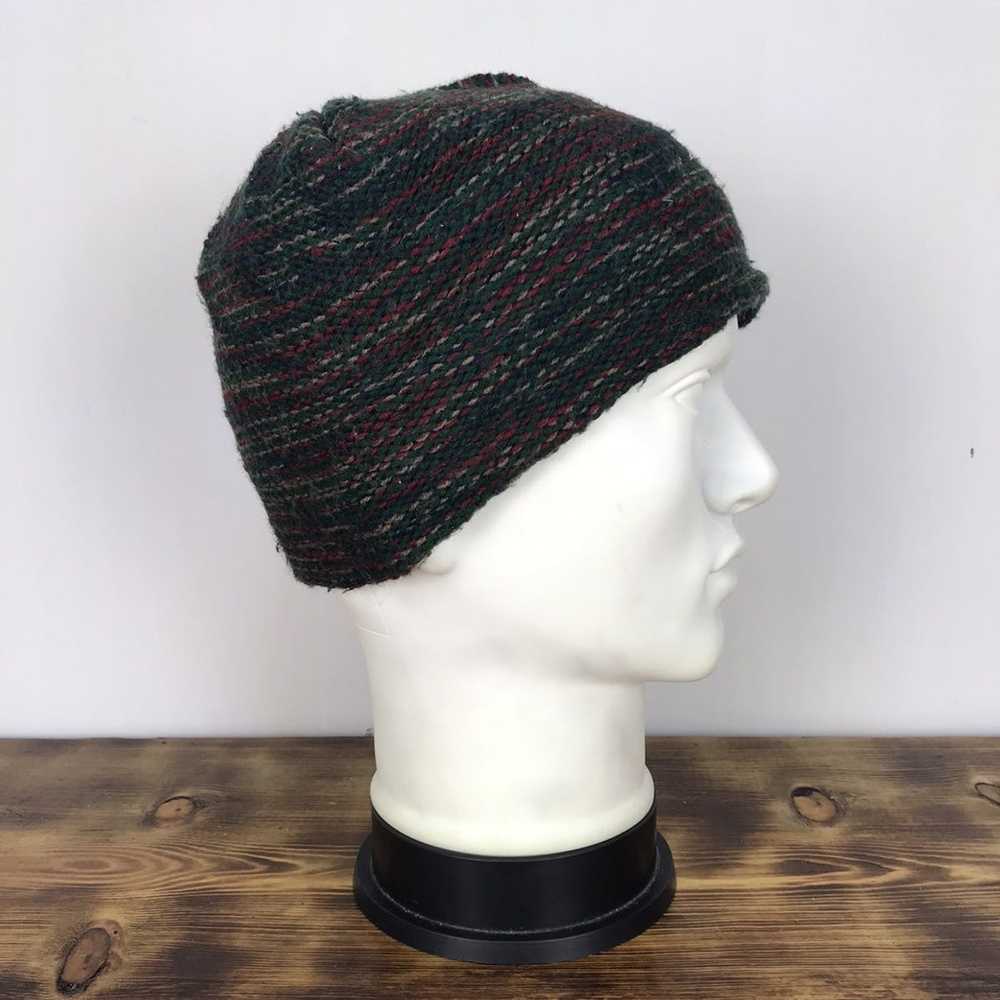 Vintage BRONER Multi Color Beanie Hat Made in USA - image 3
