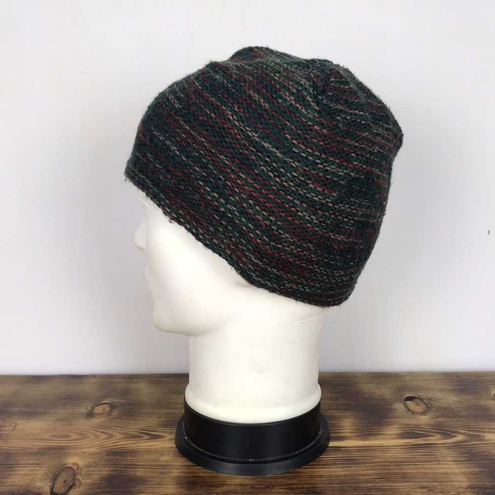 Vintage BRONER Multi Color Beanie Hat Made in USA - image 4