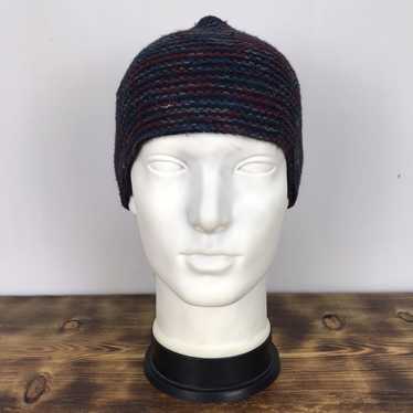 Vintage BRONER Multi Color Beanie Hat Made in USA