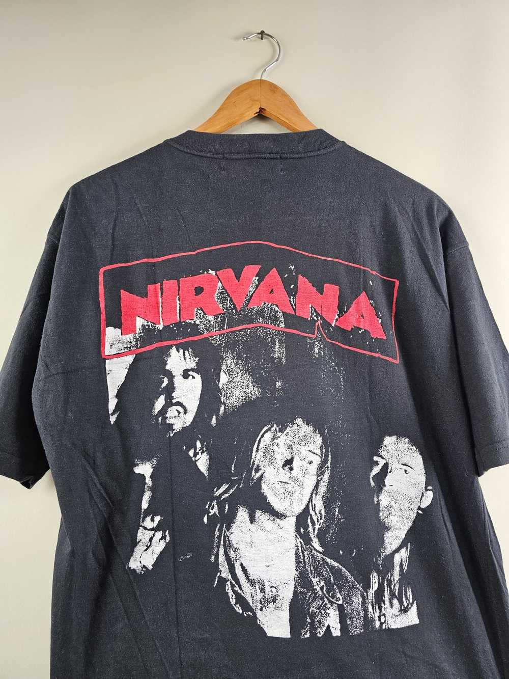 Band Tees × Nirvana × Vintage 90s Nirvana Like Su… - image 6
