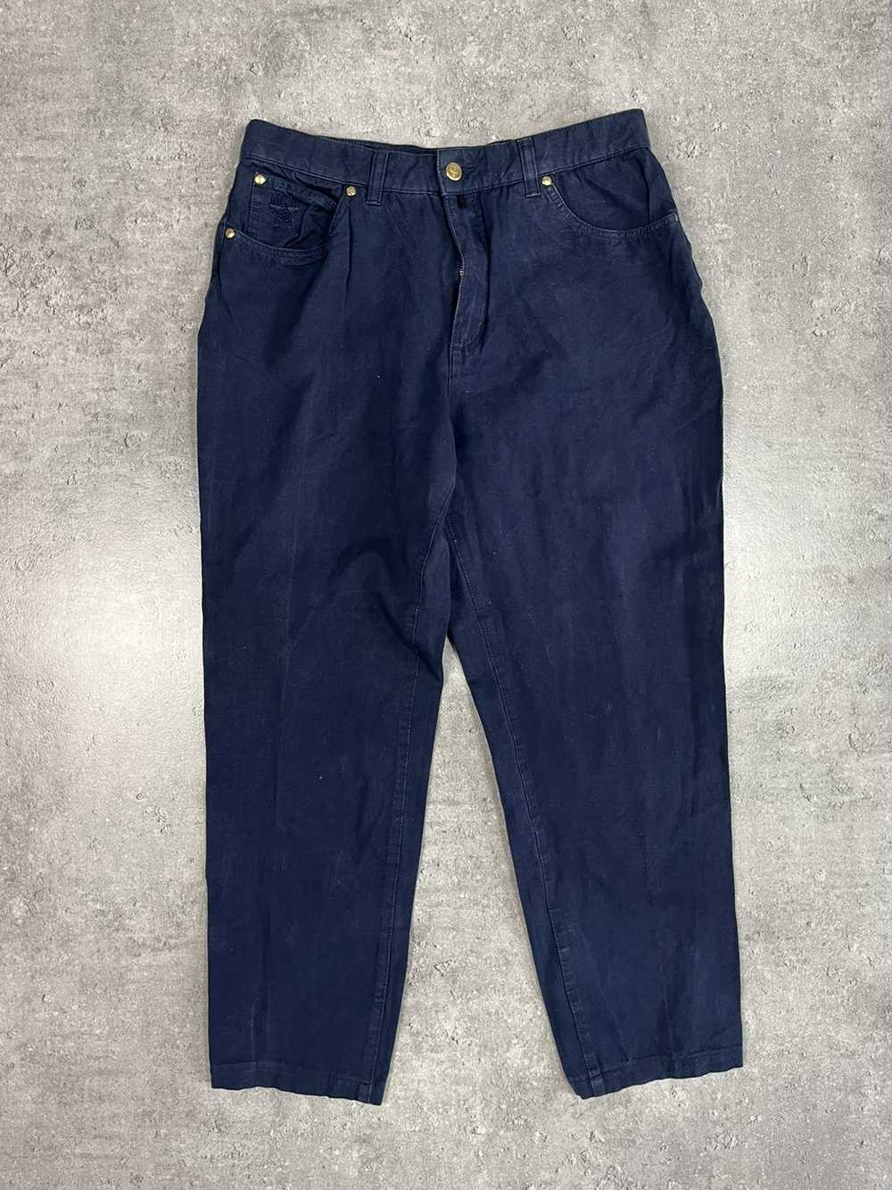 Designer × MCM × Vintage MCM navy jeans vintage 9… - image 7