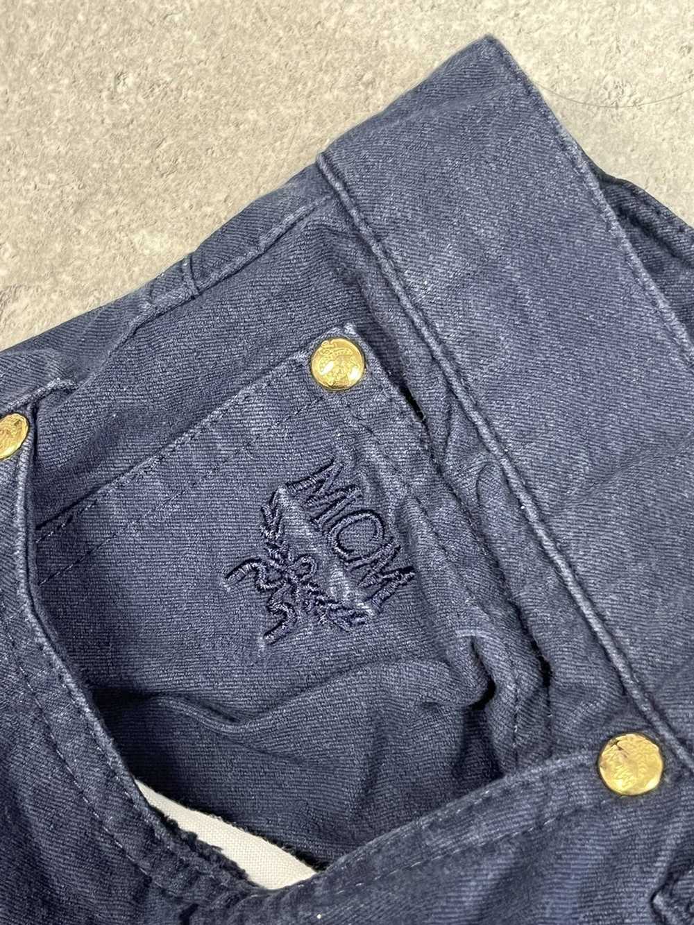 Designer × MCM × Vintage MCM navy jeans vintage 9… - image 8