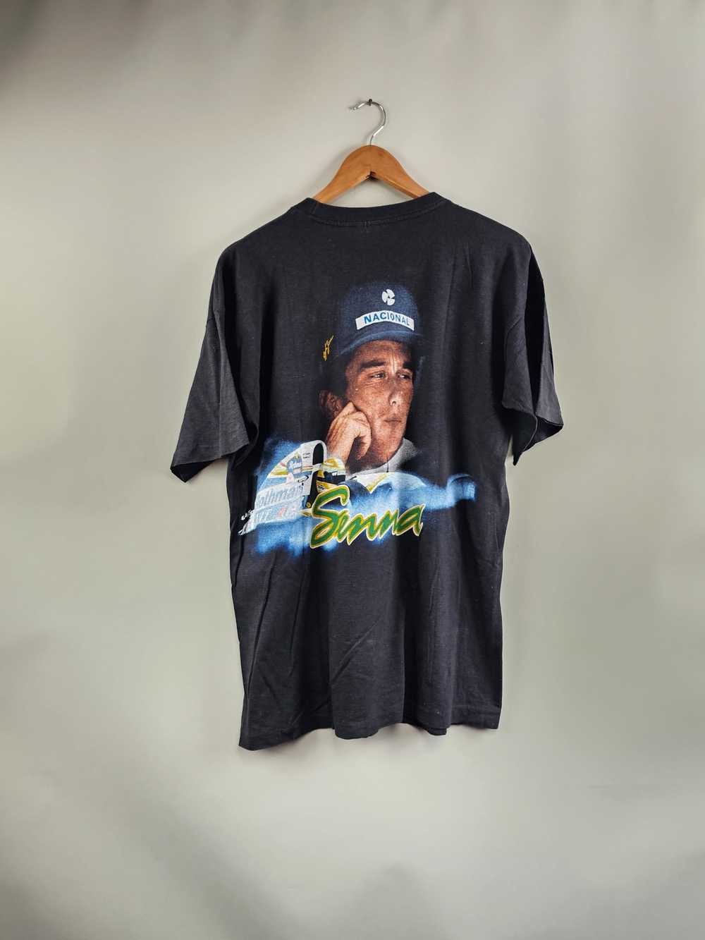 Formula 1 × Racing × Vintage 90s Ayrton Senna Rap… - image 5