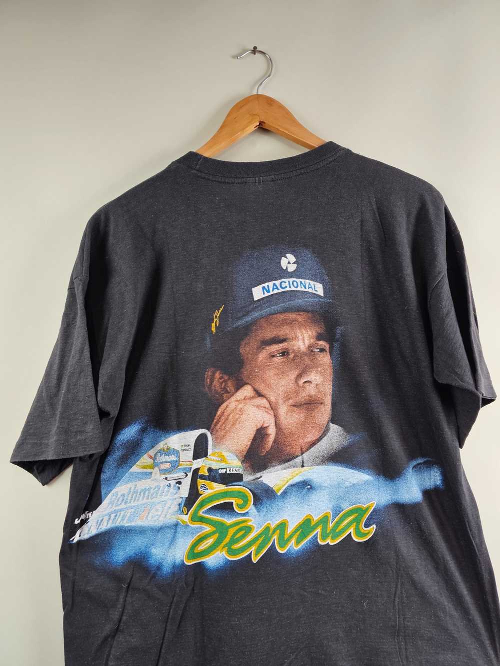 Formula 1 × Racing × Vintage 90s Ayrton Senna Rap… - image 6