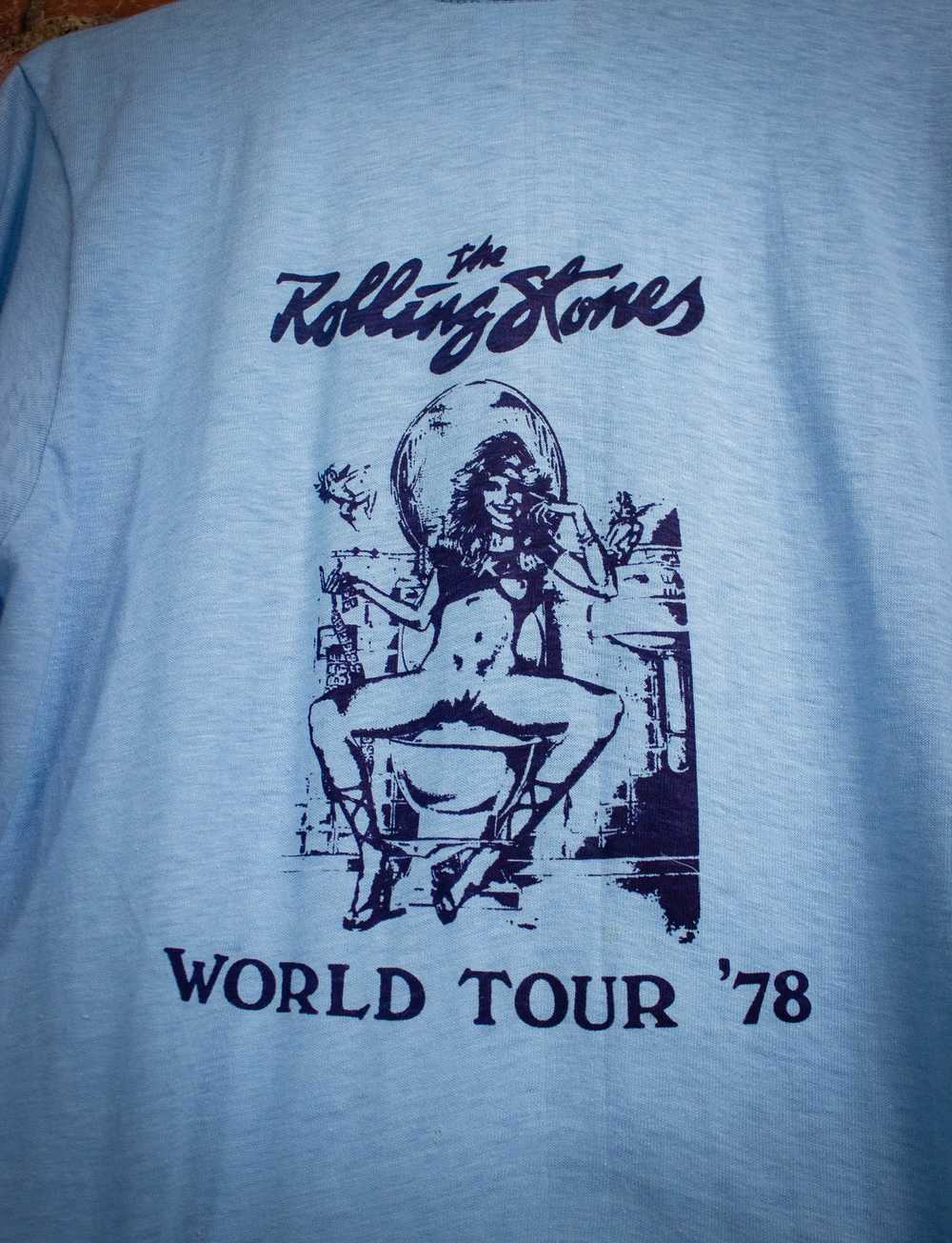 Band Tees × Vintage Vintage Rolling Stones World … - image 3