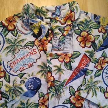 Los Angeles Dodgers Reyn Spooner World Series Hawaiian Aloha Shirt