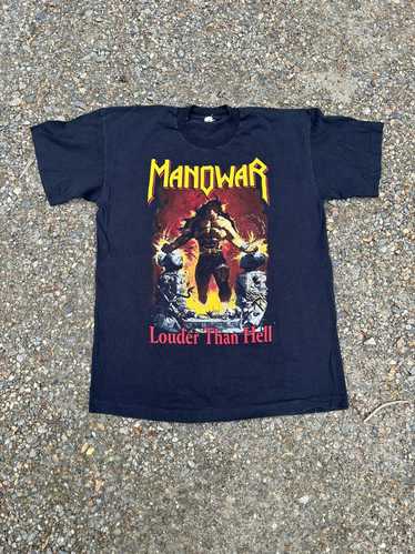 Band Tees × Streetwear × Vintage 1997 MANOWAR Hell