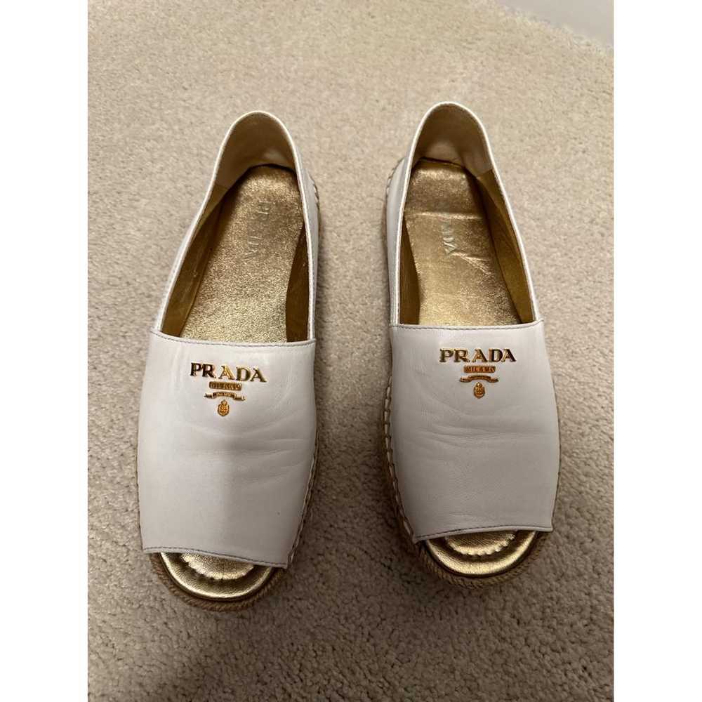 Prada Leather espadrilles - image 6