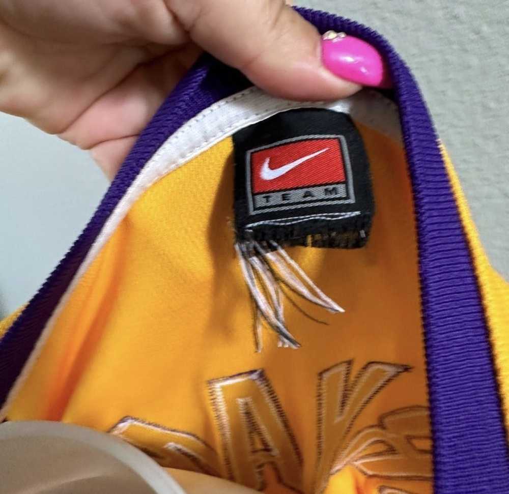 Nike Nike lakers #8 kobe Bryant yellow purple jer… - image 6