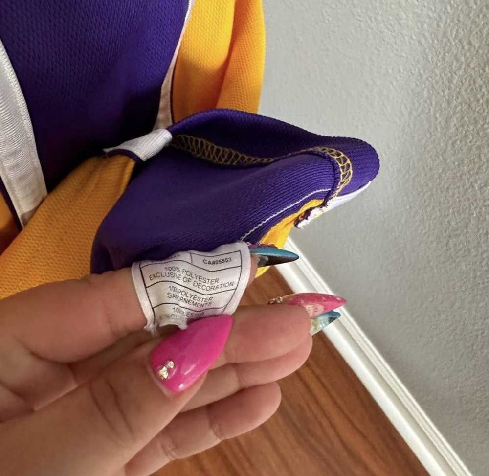 Nike Nike lakers #8 kobe Bryant yellow purple jer… - image 7