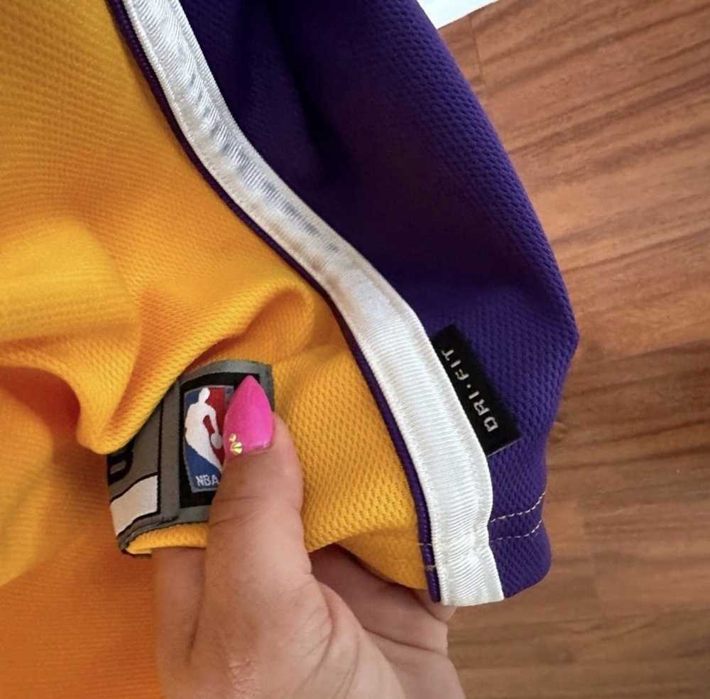 Nike Nike lakers #8 kobe Bryant yellow purple jer… - image 8