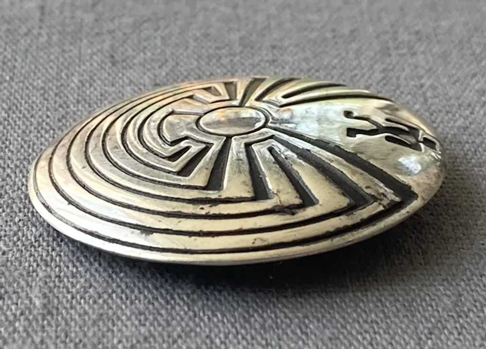 REDUCED Native American Sterling Man In The Maze … - image 3