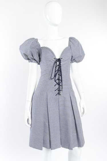 YSL Striped Corset Dress
