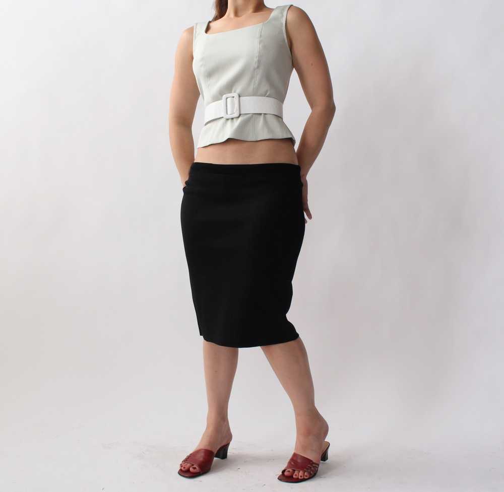 Vintage Lower Rise Escada Skirt - W33+ - image 4