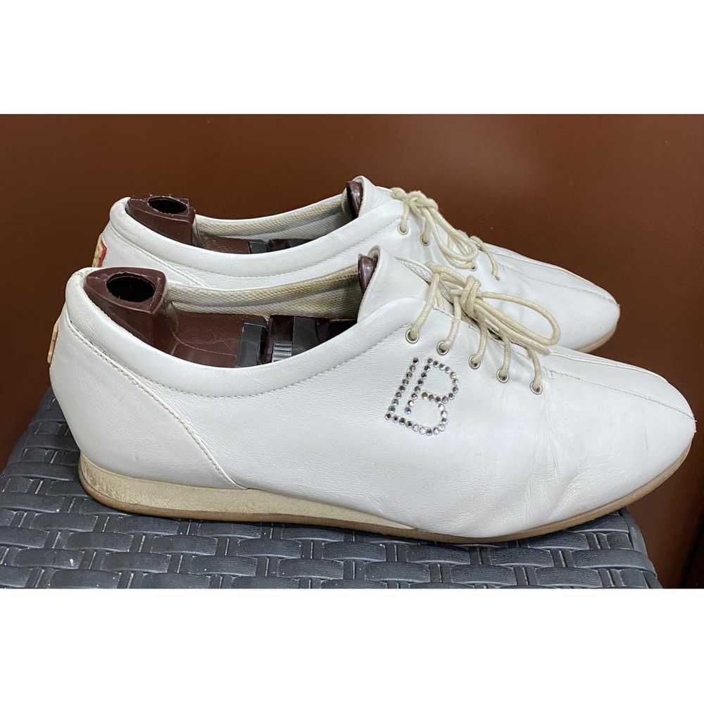 Laura Biagiotti Leather trainers - image 3