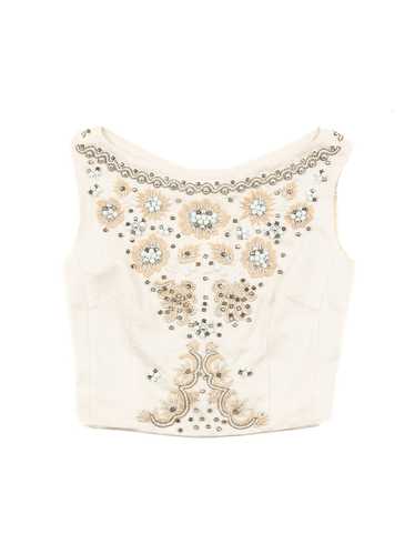 1990s Dries Van Noten Beaded Top