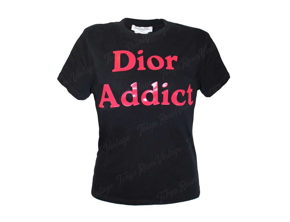 Christian Dior " Dior Addict " T shirt Black US4 - image 1