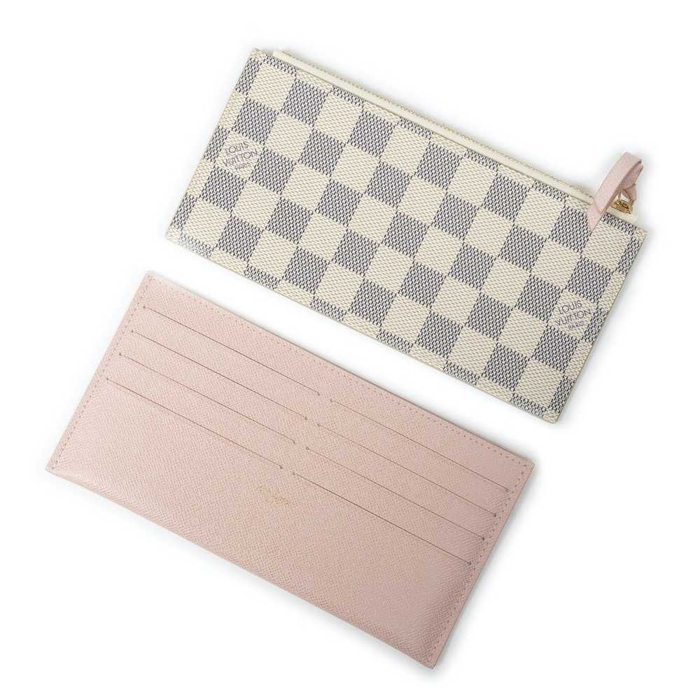 Louis Vuitton Pochette Felicie in Ivory Damier Az… - image 3