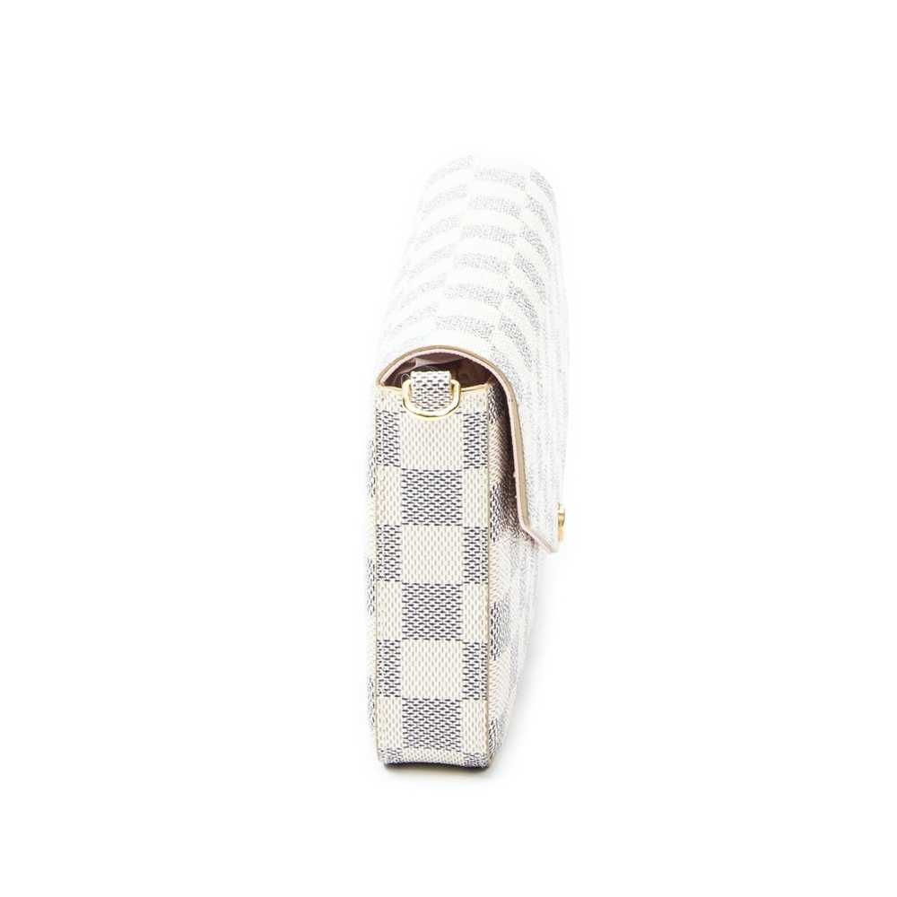 Louis Vuitton Pochette Felicie in Ivory Damier Az… - image 6