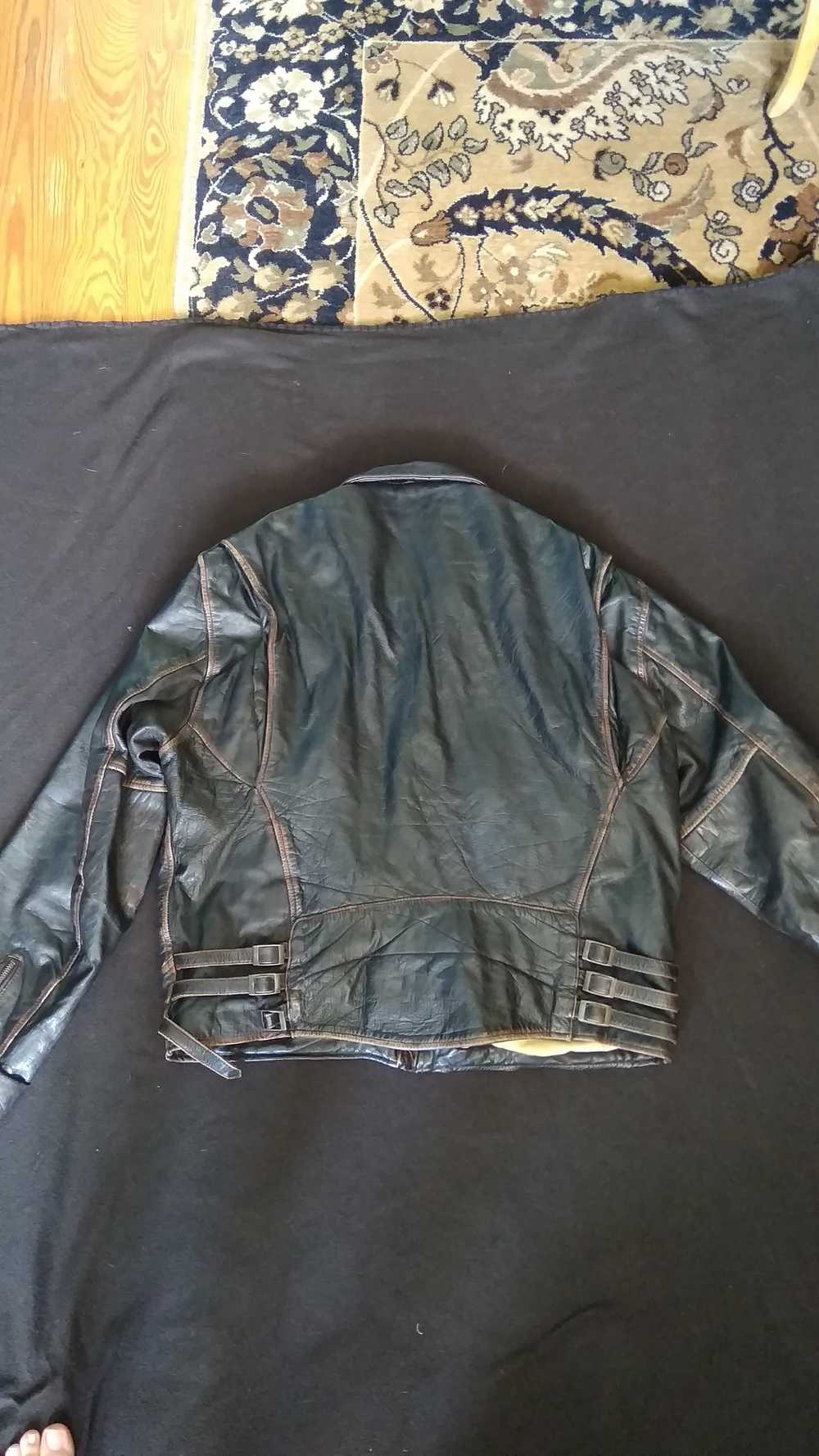 Leather Jacket Vintage Leather Jacket - image 3