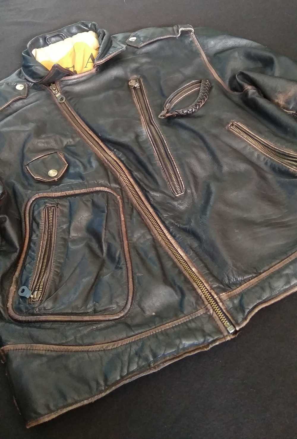 Leather Jacket Vintage Leather Jacket - image 6