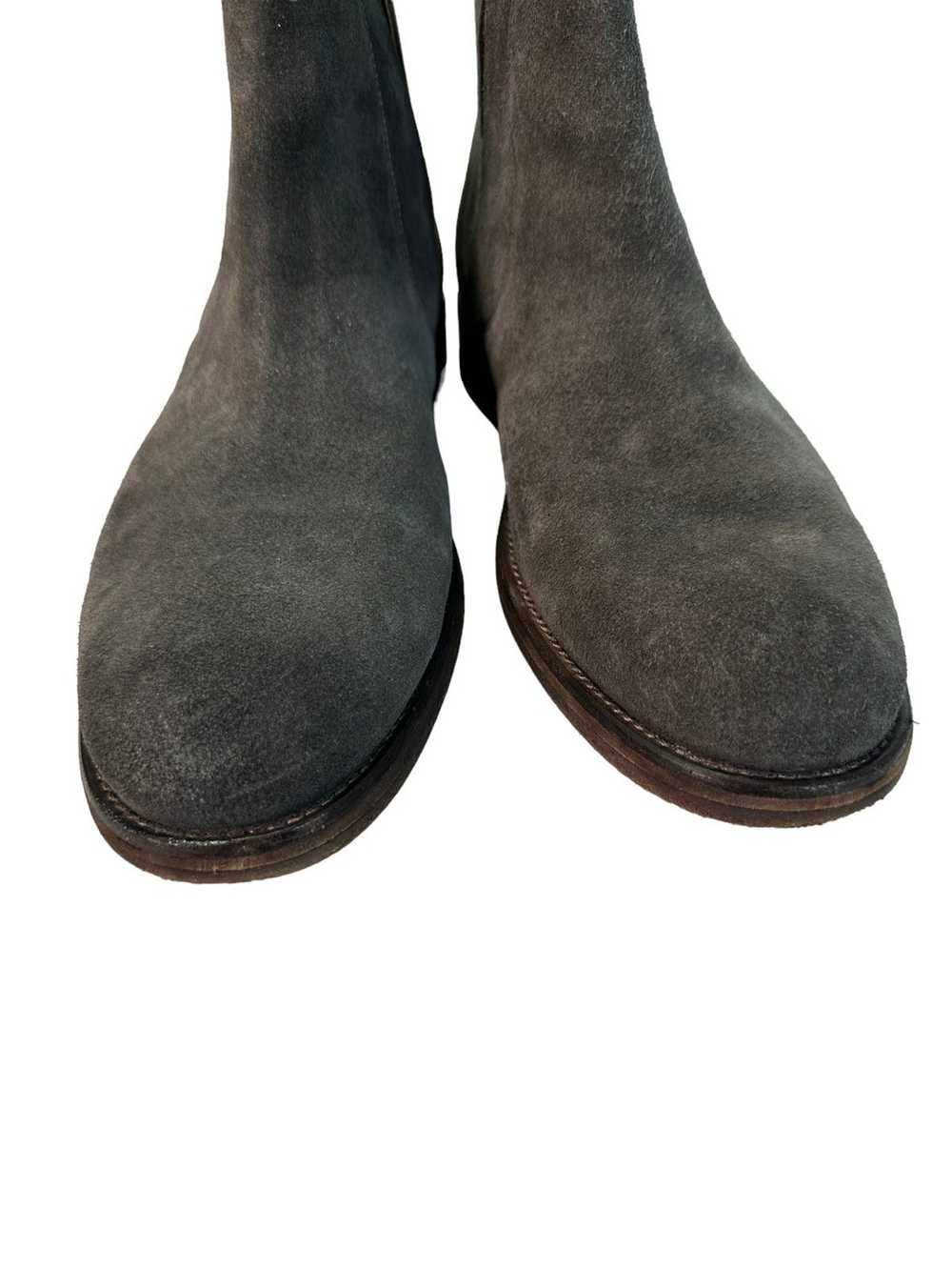 John Varvatos John Varvatos Suede Chelsea Boots - image 5