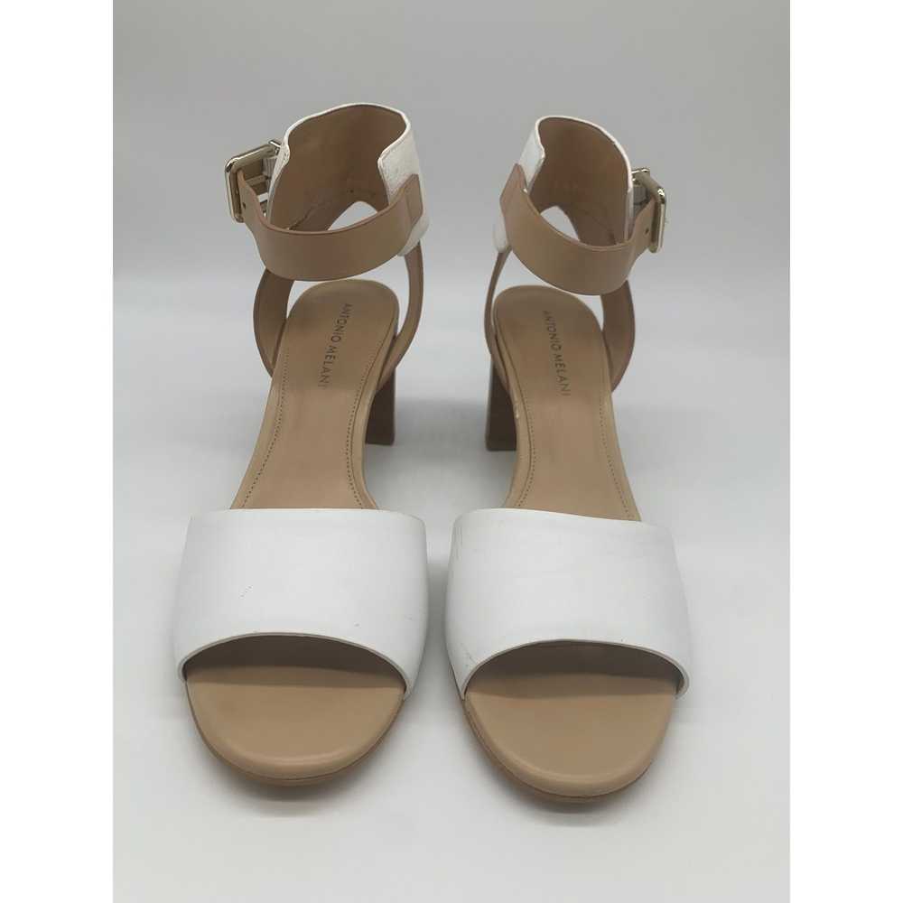 Other Antonio Melani Nahla White Leather Sandal S… - image 5