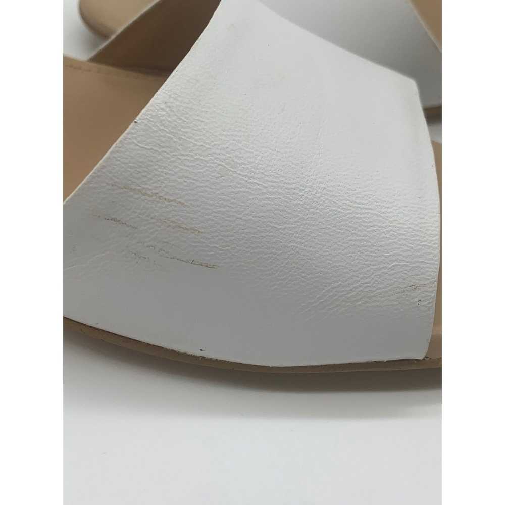 Other Antonio Melani Nahla White Leather Sandal S… - image 6
