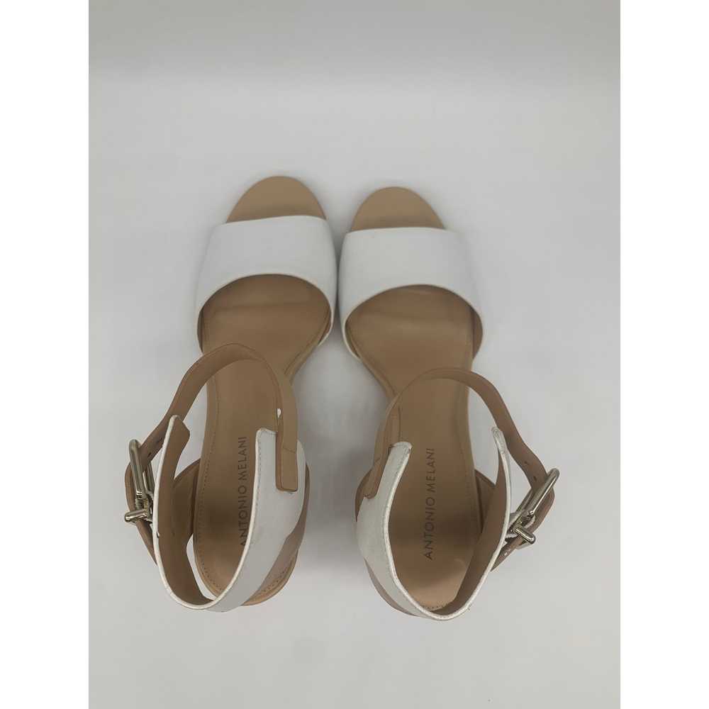 Other Antonio Melani Nahla White Leather Sandal S… - image 8