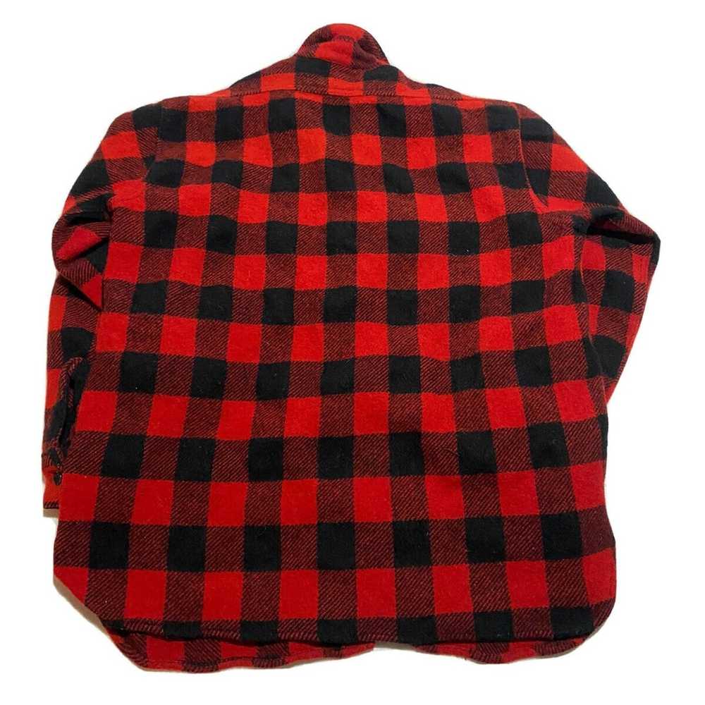 Vintage Vintage Frost Proof Wool Buffalo Plaid Fl… - image 6