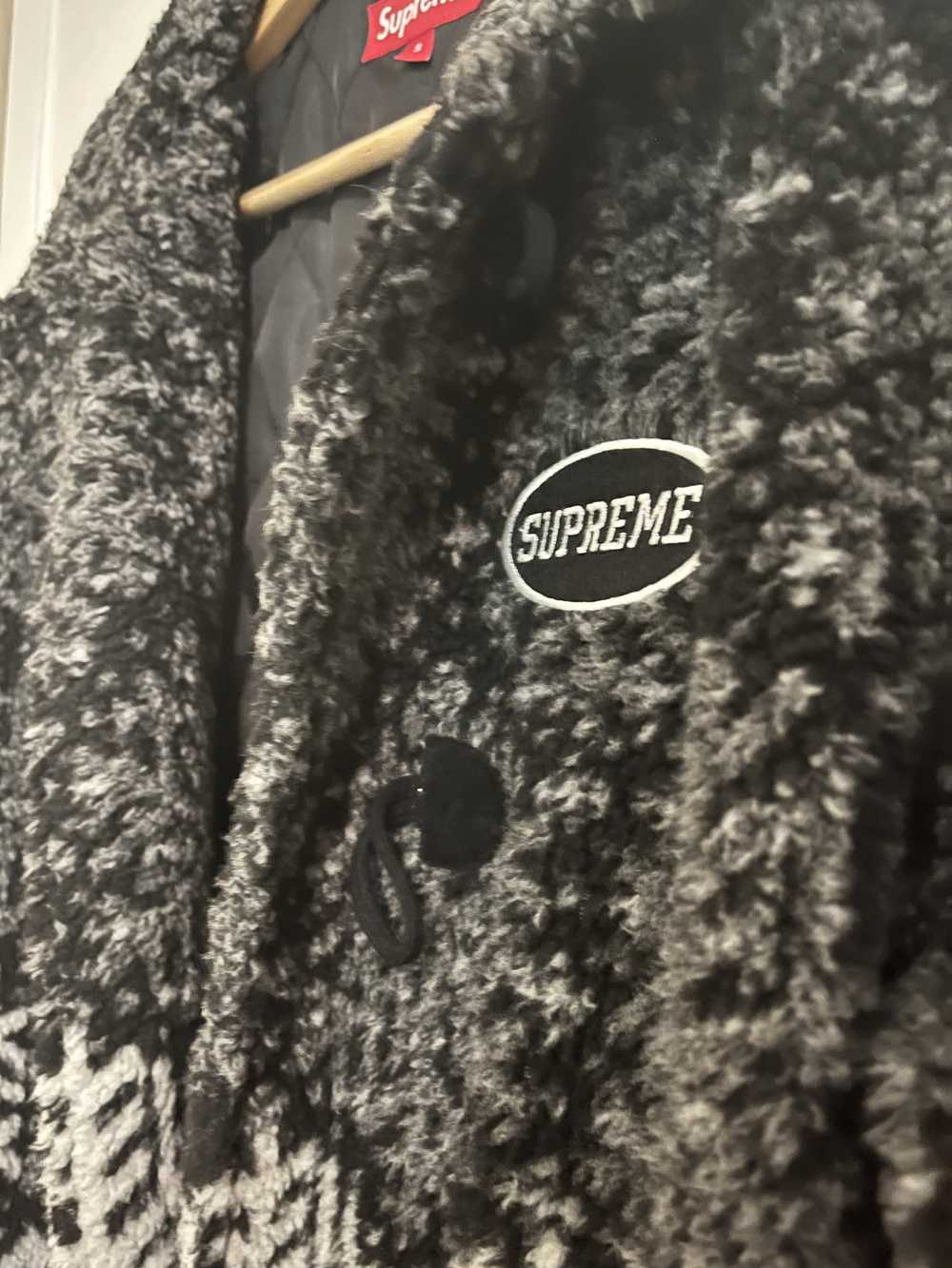 Supreme Supreme Snowflake Toggle Fleece Jacket - image 4