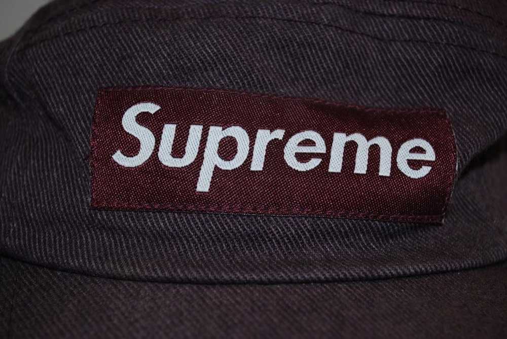 Supreme Denim Logo Camp Hat - Gem