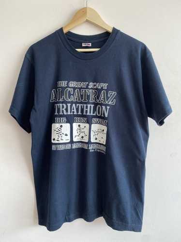 Vintage Vintage Alcatraz Triathlon t shirt - image 1