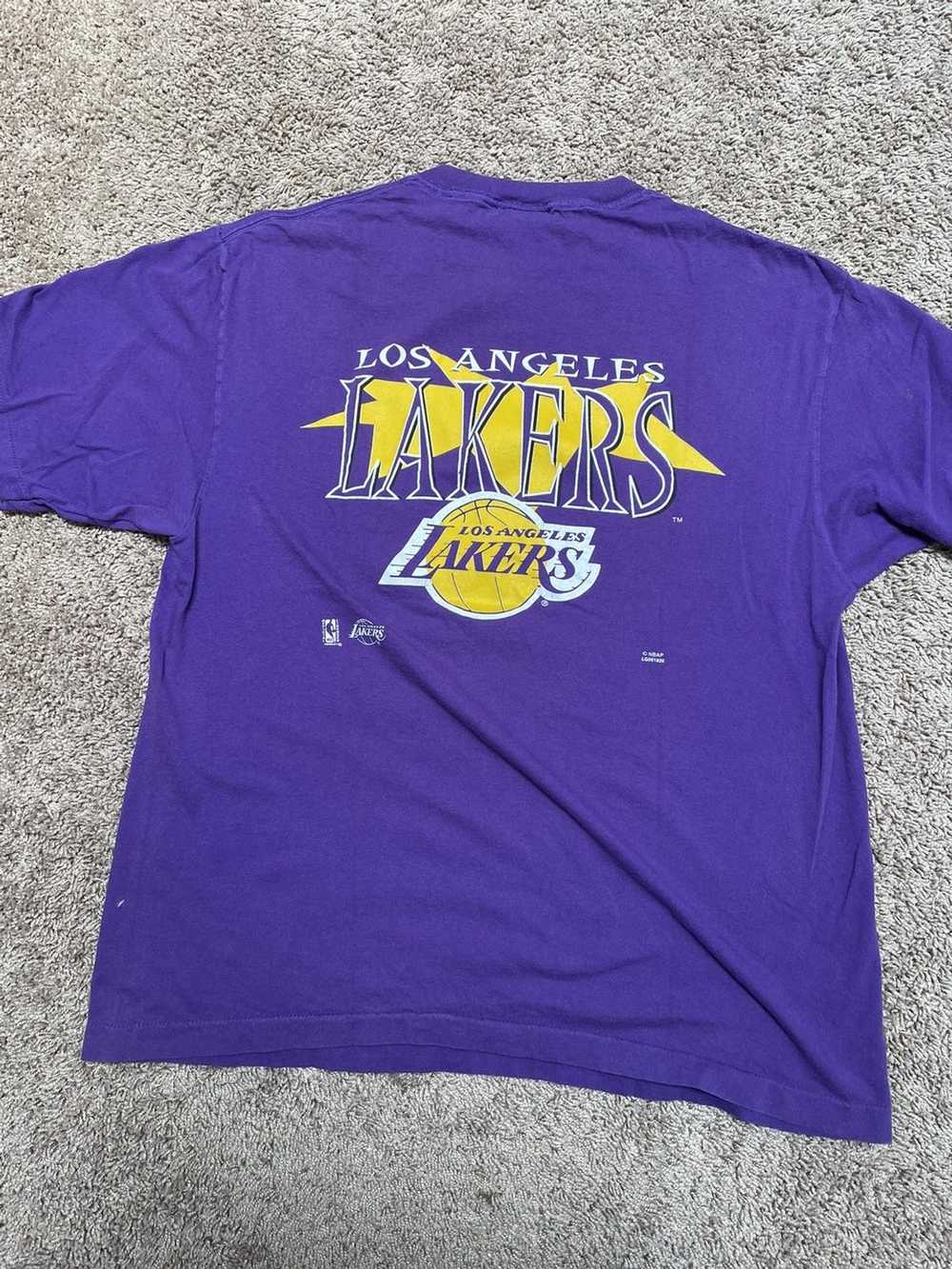 Original 80s 90s medium LA Lakers shirt, LA lakers tee, los angeles lakers  shirt, vintage LA lakers shirt, 20x27