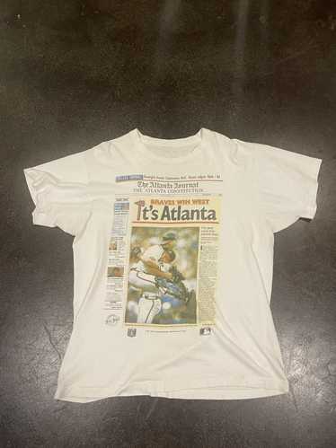 Vintage 1991 White Atlanta Braves Win West It’s At