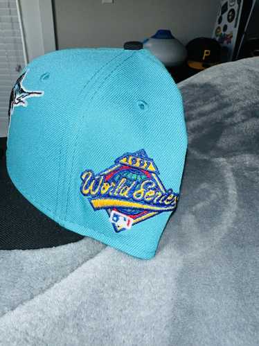 Florida Marlins Vintage New Era 59FIFTY Diamond Fitted Cap Hat - Size: –  thecapwizard