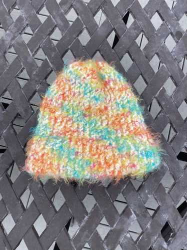 Homemade Multi Colored Knitted Beanie