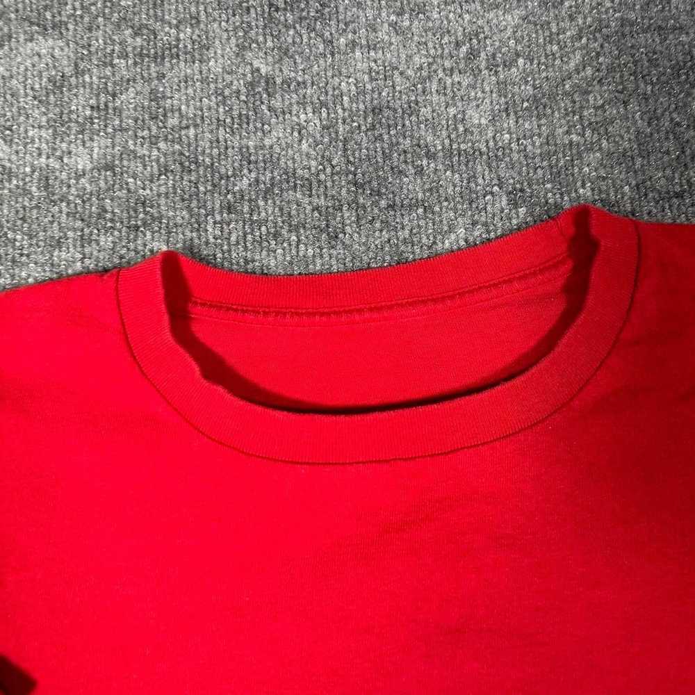 Hanes × Vintage Vintage Y2K Biker Flame T Shirt M… - image 4