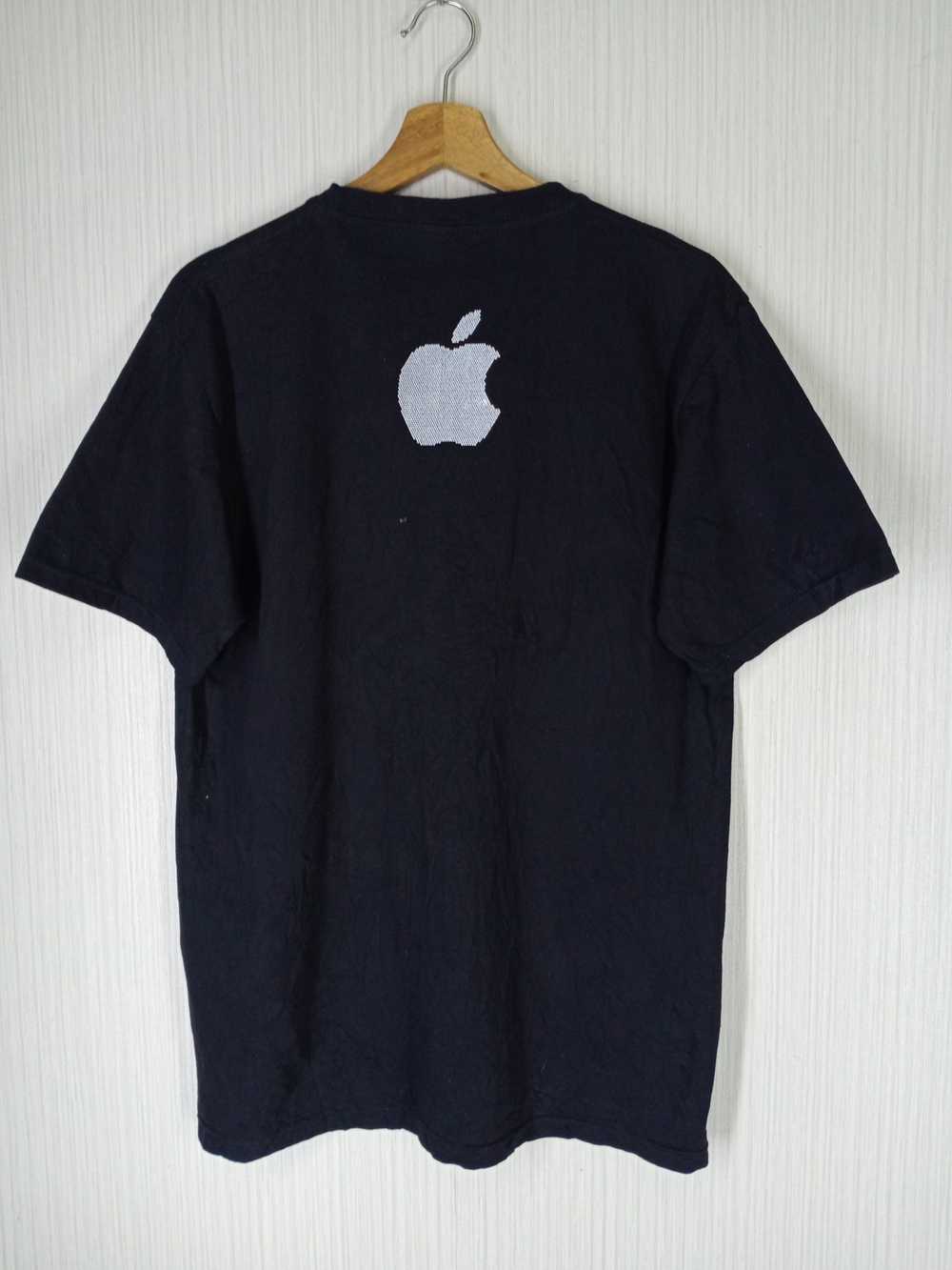 Apple × Vintage Rare Vintage Apple 3D Big Logo Ts… - image 4