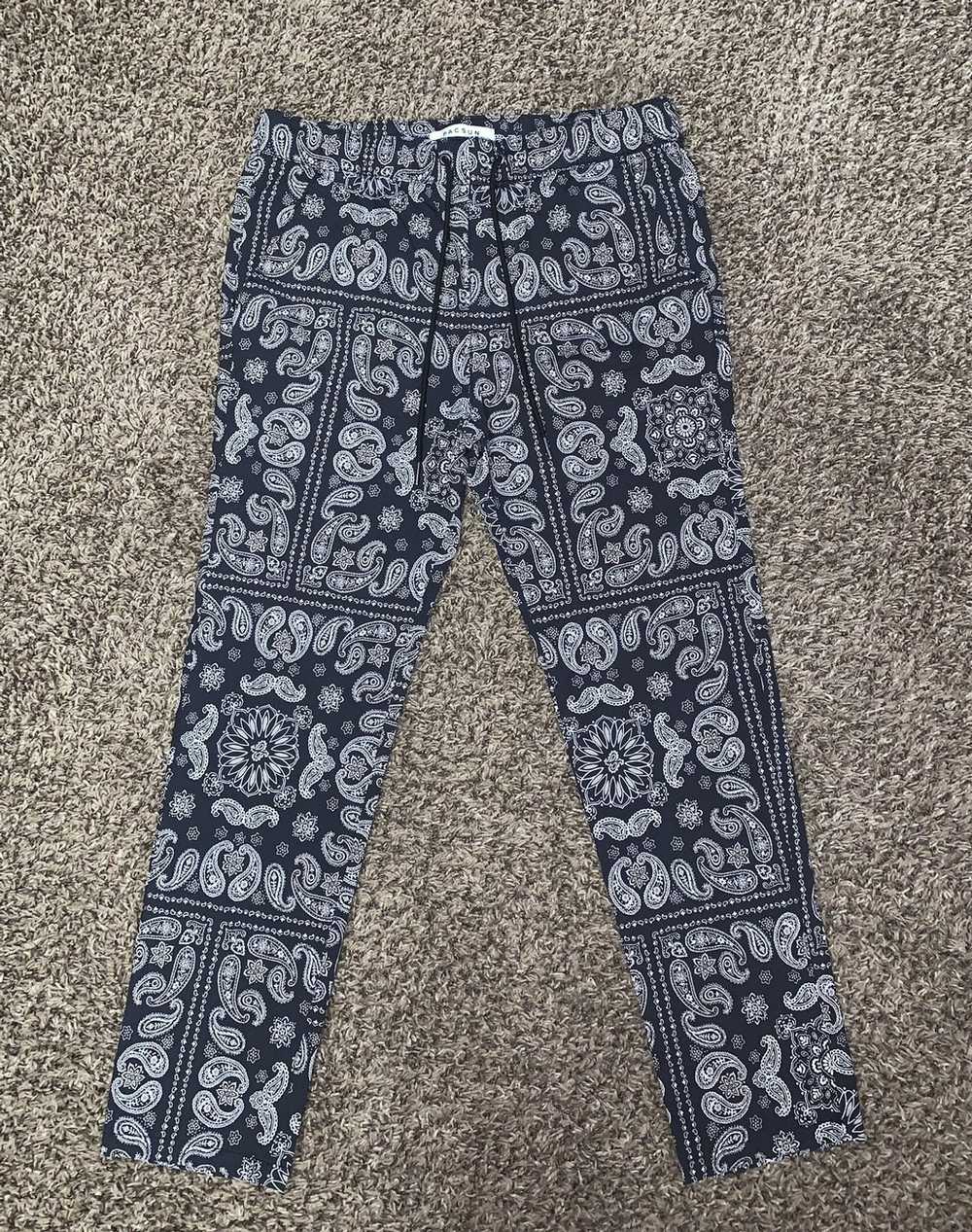 Pacsun × Streetwear PAC SUN Bandanna Slim Jogger … - image 1