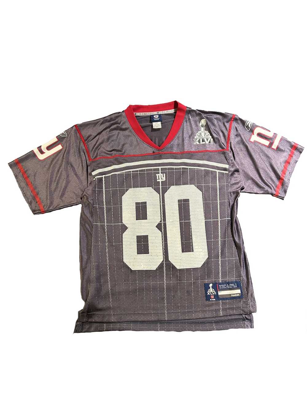 Tom Brady #12 New England Patriots Super Bowl XLVI Reebok NFL