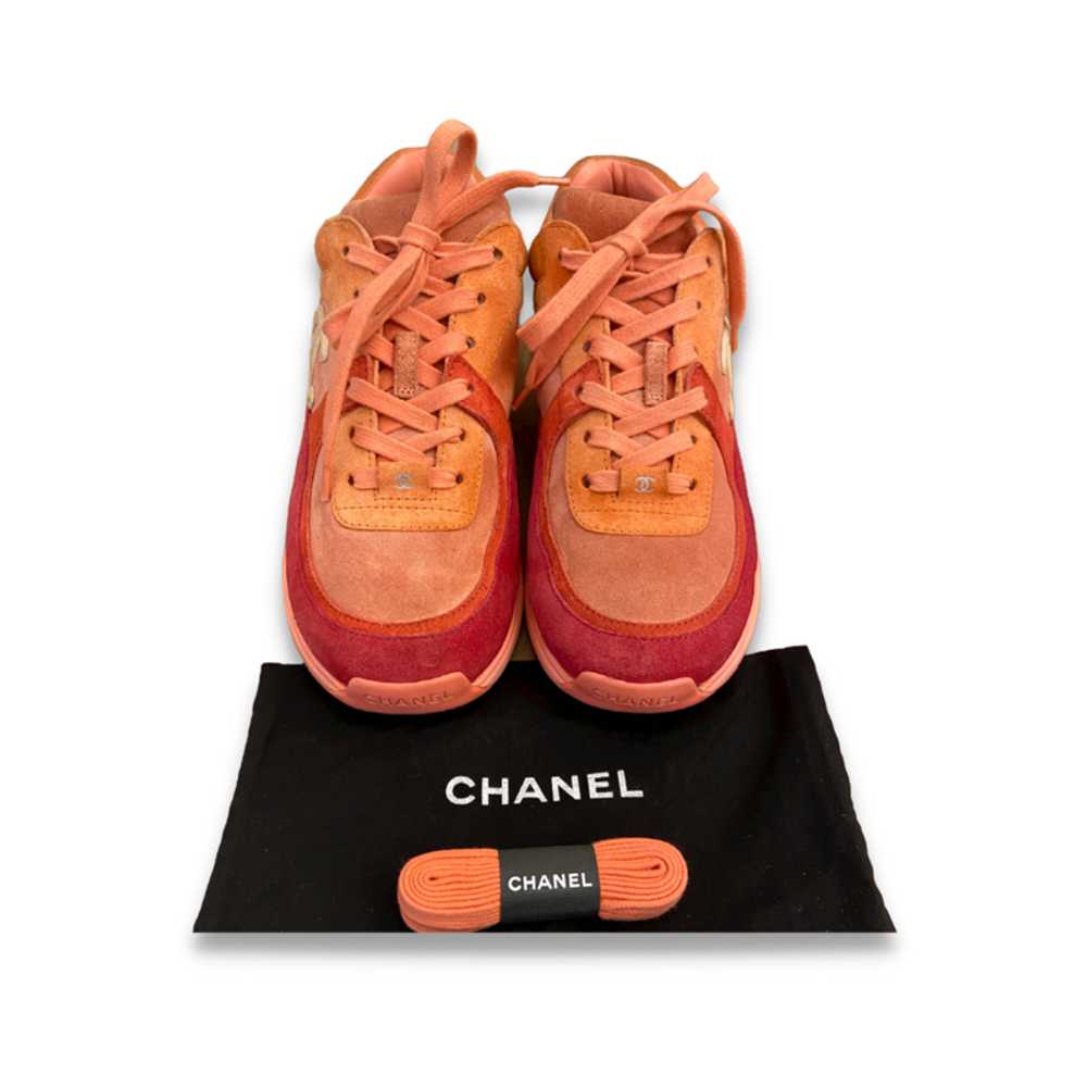 Chanel Trainers Suede in Orange - image 2