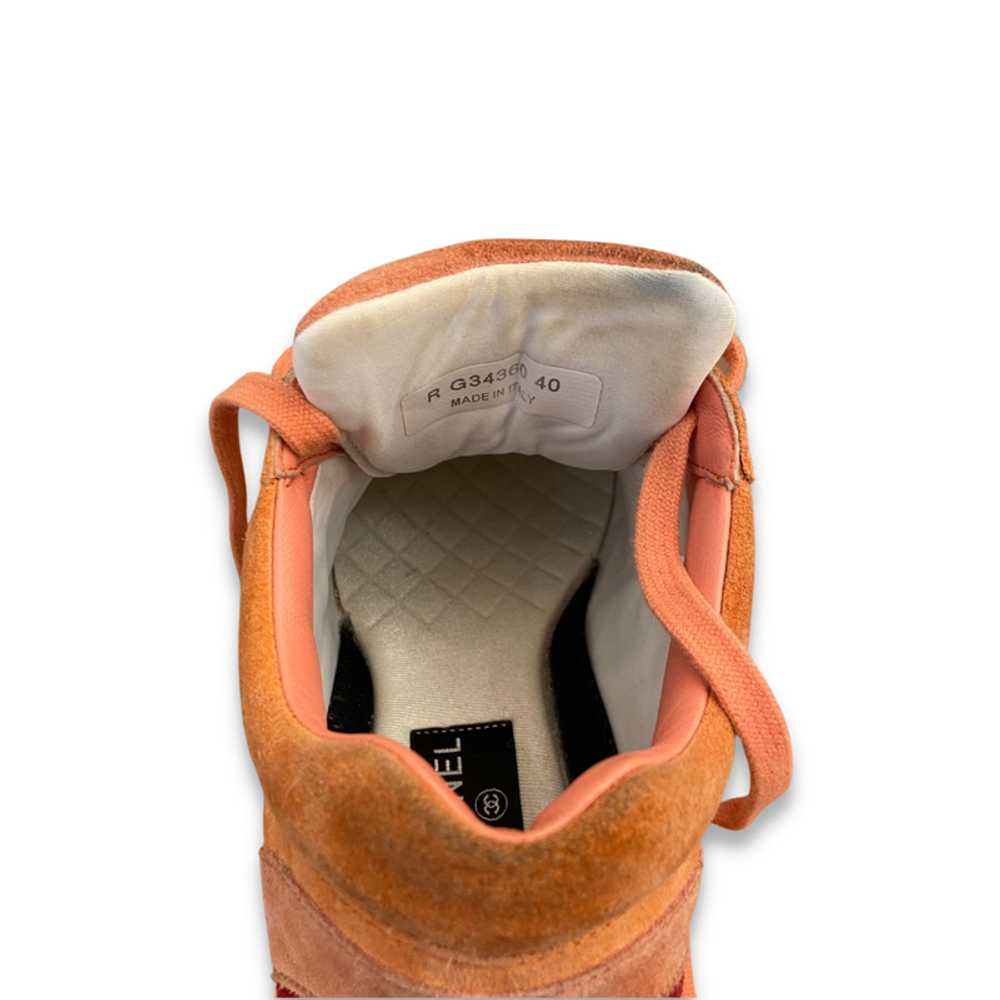 Chanel Trainers Suede in Orange - image 3